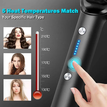 Hair Straightener Brush Hot Comb Ionic Straightening Brush with Anti Scald Fast Ceramic Heating Portable Hot Straightening Comb