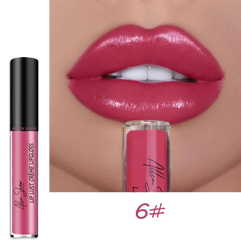 12 Colors Sexy Women Lipstick Waterproof Long Lasting Moisturizing Lip Gloss Vivid Colorful Lip Gloss Women Makeup Lips