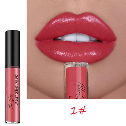 12 Colors Sexy Women Lipstick Waterproof Long Lasting Moisturizing Lip Gloss Vivid Colorful Lip Gloss Women Makeup Lips