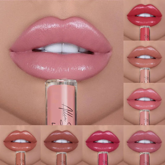 12 Colors Sexy Women Lipstick Waterproof Long Lasting Moisturizing Lip Gloss Vivid Colorful Lip Gloss Women Makeup Lips