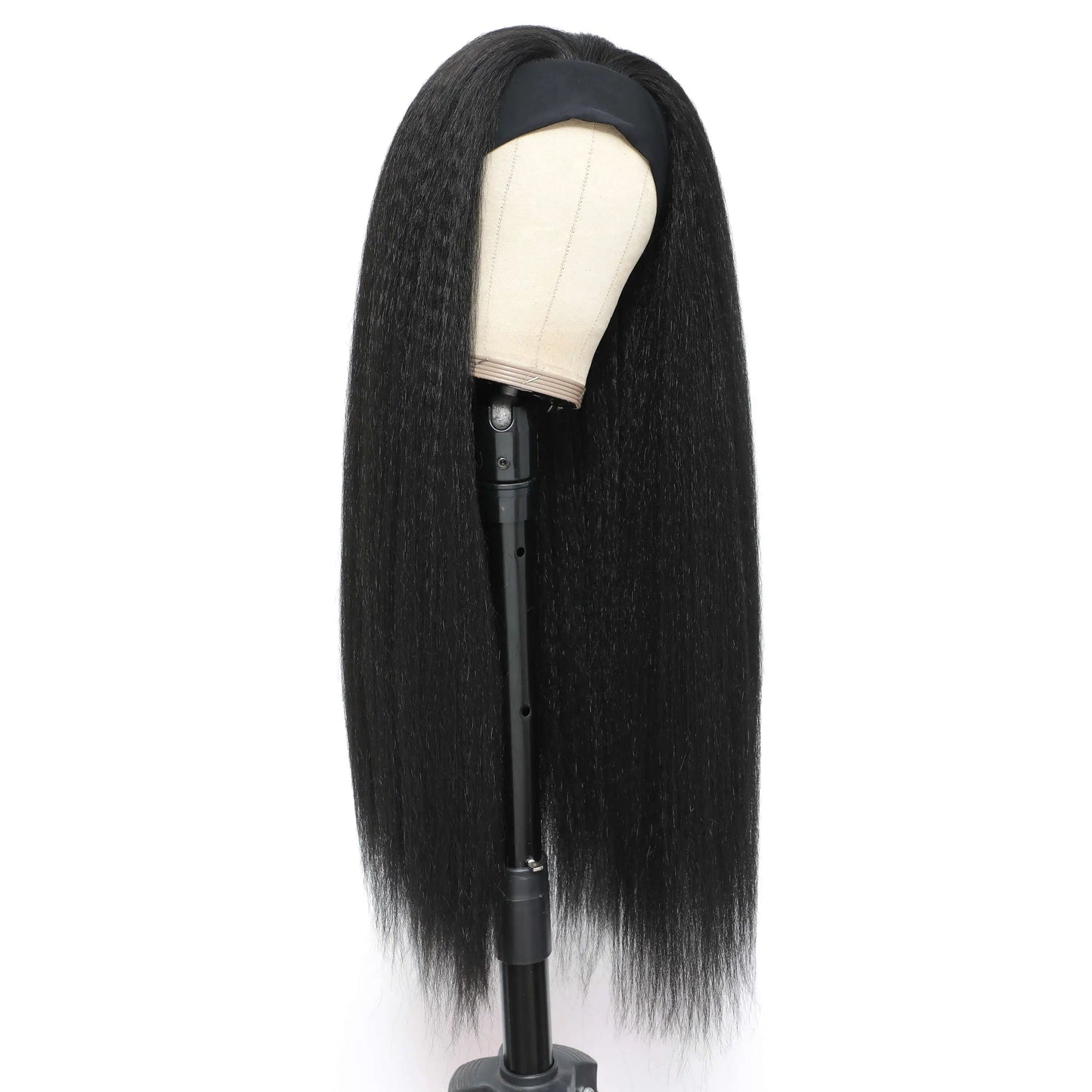 YunRong Synthetic Headband Wig Highlight Wig P30/1B Long Straight Wig For Black Women Daily Party Cosplay Wig