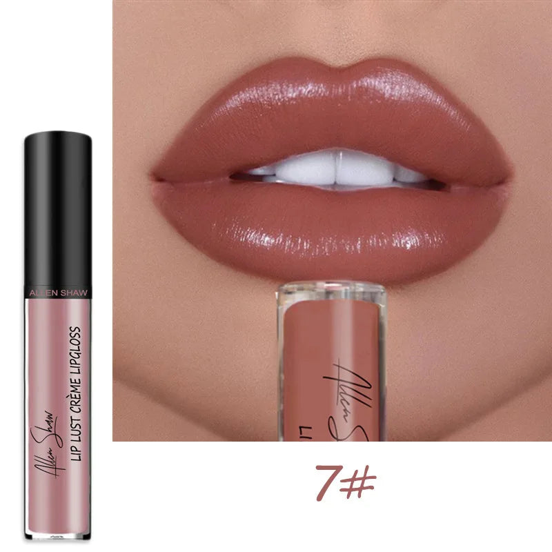 12 Colors Sexy Women Lipstick Waterproof Long Lasting Moisturizing Lip Gloss Vivid Colorful Lip Gloss Women Makeup Lips