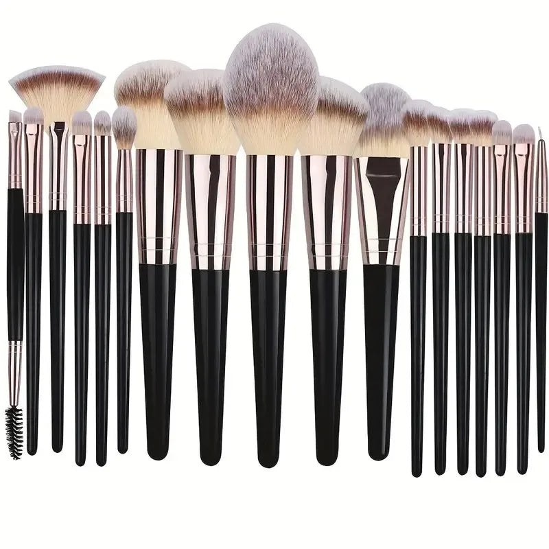 Professional 3-20PCS Makeup Brushes Set Eyeshadow Foundation Concealer Blending Blush Brush Kabuki Soft Fluffy Women Beauty Tool