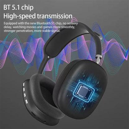 P9 Wireless Bluetooth Headset Outdoor Sport Wireless Headphones with Mic Noise Cancelling Earbuds Bluetooth